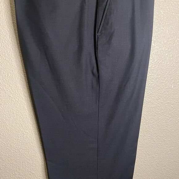 Van Heusen Studio Men Grey/Blue Light Stripped Slacks Size 36x30 - Picture 3 of 12